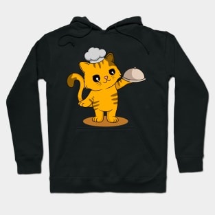 Chef Cat: Adorable Feline Serving Dish Collection Hoodie